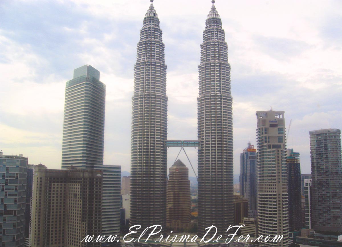 Maginifica vista desde el Hotel Traders de las Torres Petronas