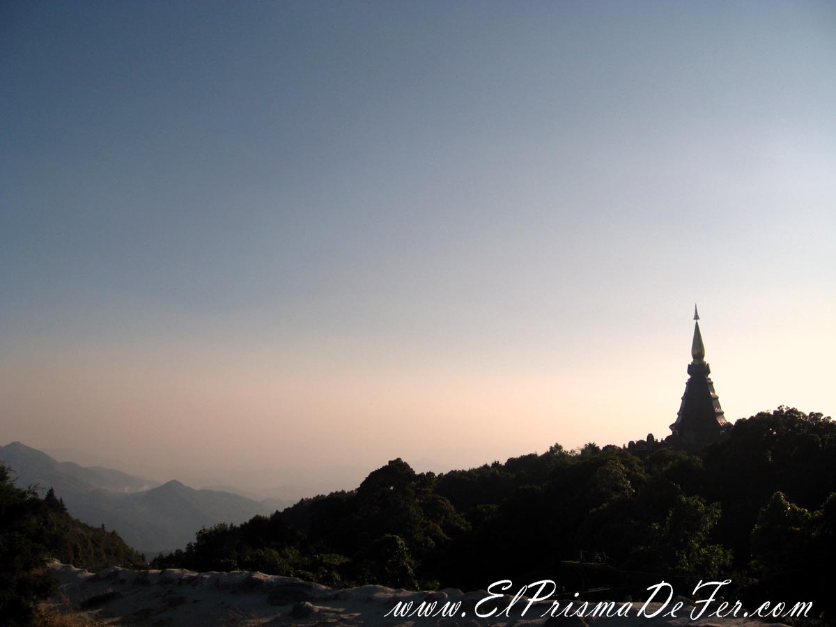 VIstas de la Pagoda en Doi Inthanon
