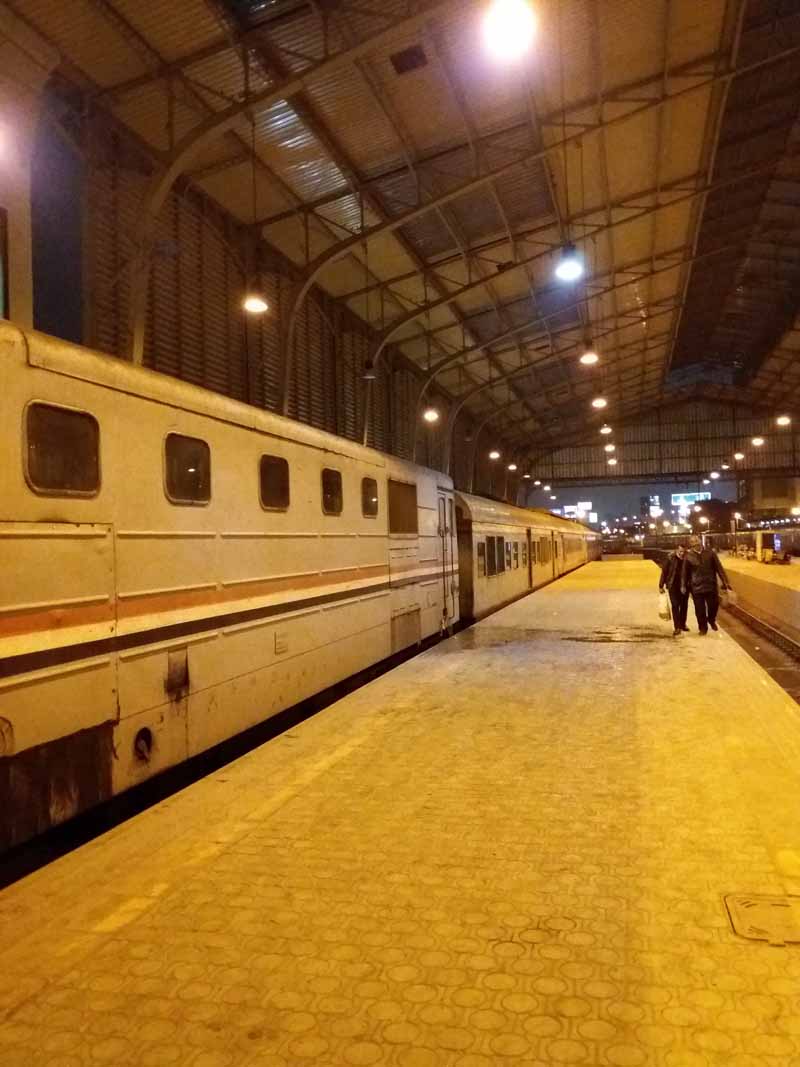Tren que va de El Cairo a Luxor y Asuan