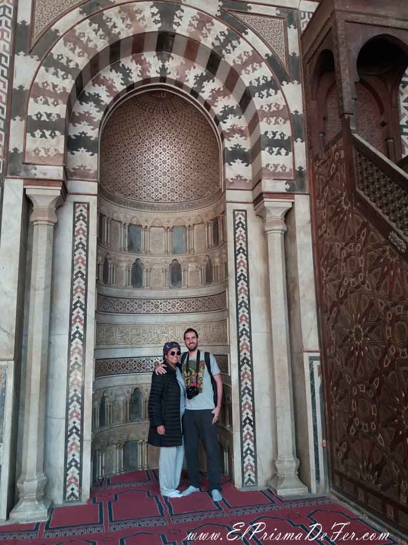 Interior de la Mezquita de Al-Nasser Mohammed Ibn Kalawoun