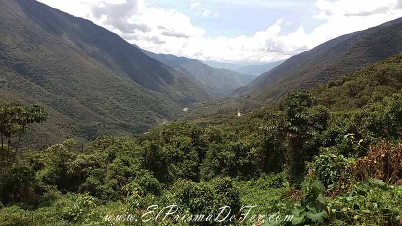 Vista desde la ruta