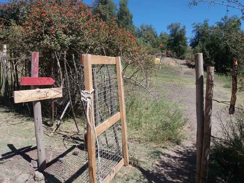 Alambrado de la casa del arriero