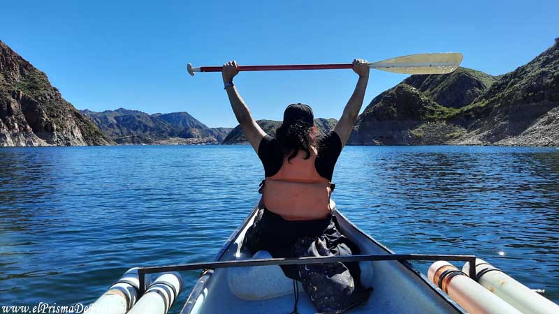 Un poco de Kayak en los Reyunos - San Rafael