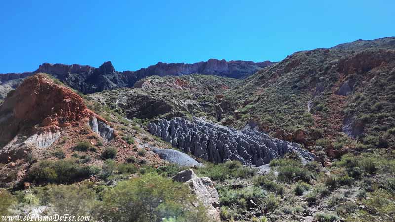 Alguno de los paisajes que se ven en el Cañón del Atuel