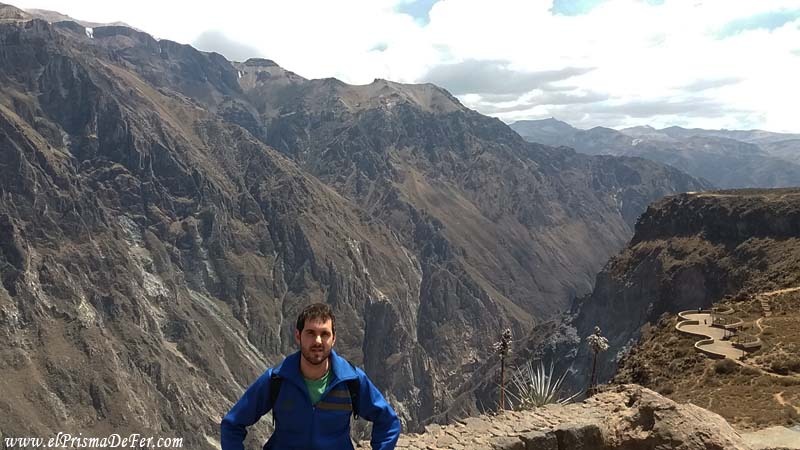 Antes de arrancar el trekking en el Cañón del Colca