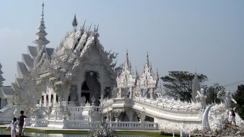 Como ir al Templo Blanco Wat Rong khun en Tailandia