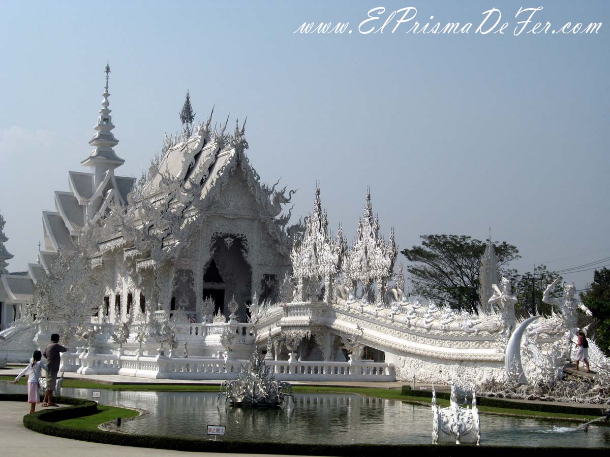 Templo Blanco Wat Rong khun en Tailandia