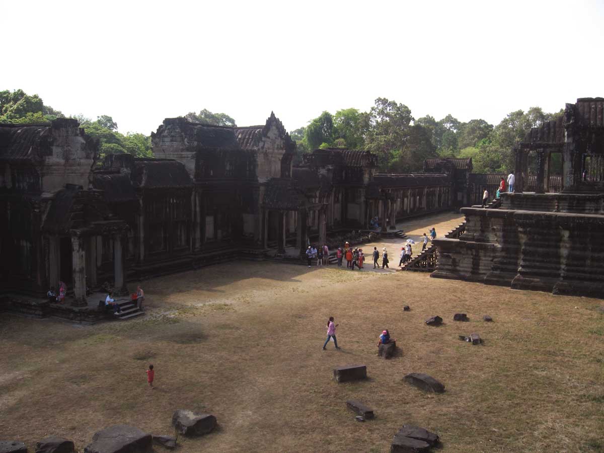 Patio interno de Angkor Wat