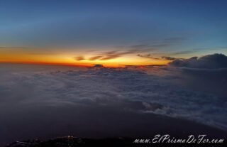 Amanecer desde Monte Fuji