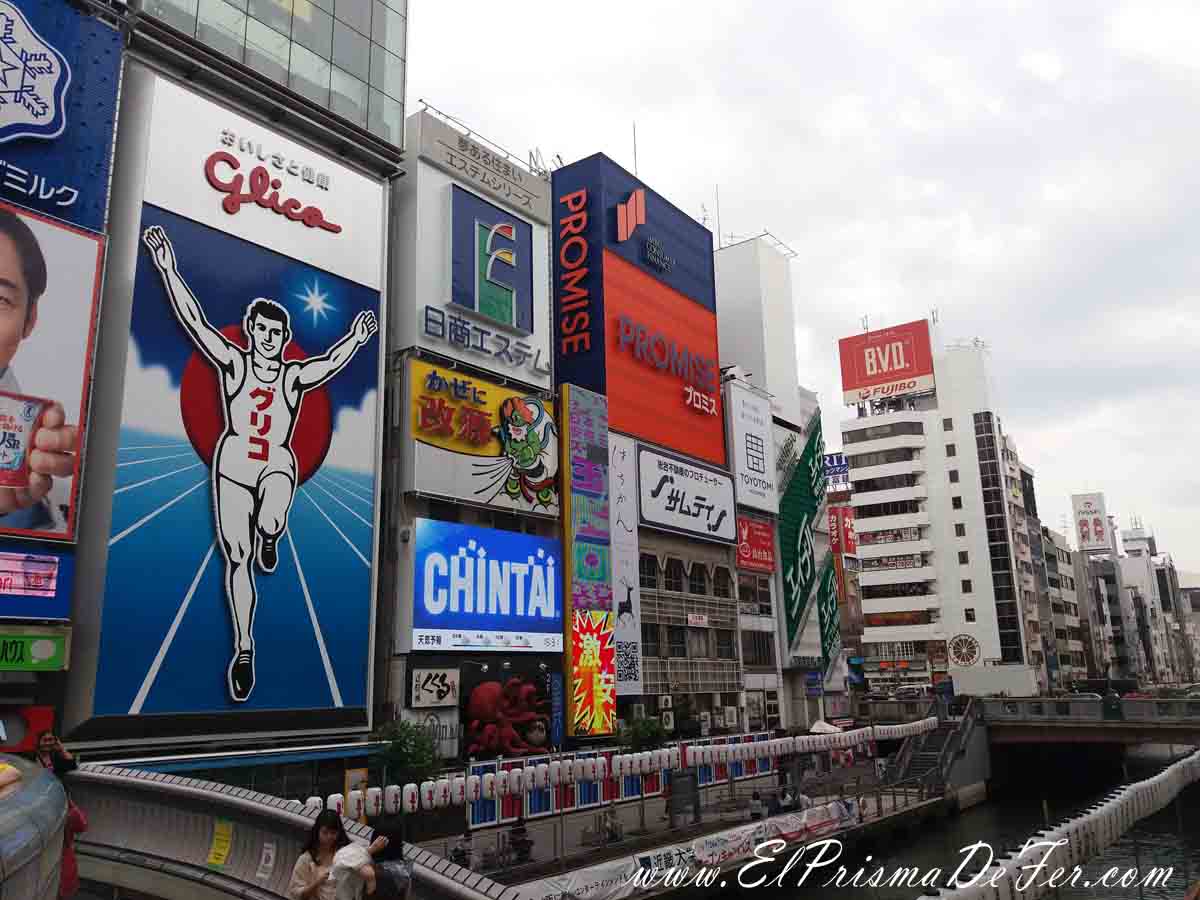 Glico man en Dotonbori, Osaka