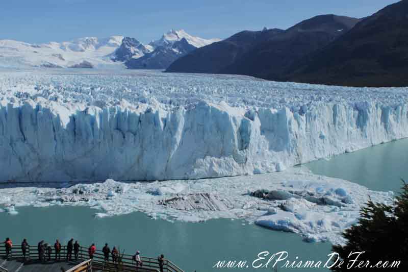 Vistas increíbles del Glaciar