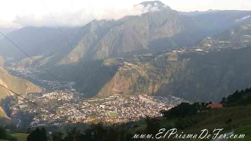 Vistas de la ciudad de Baños de Agua Santa