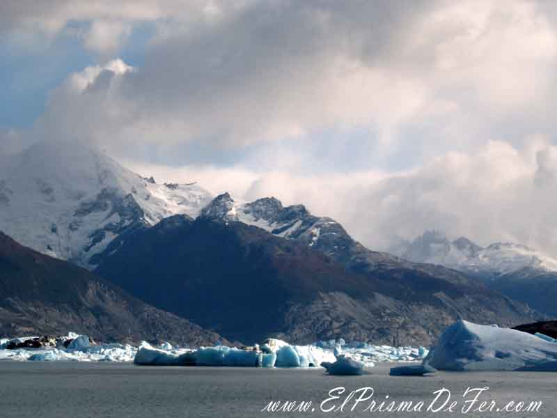 Hielos sobre el Lago Argentino