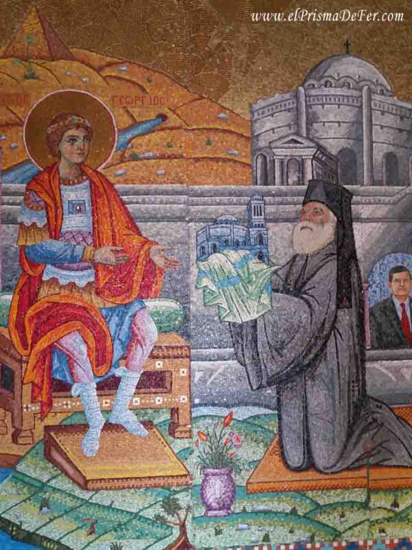 Murales cristianos en el Barrio Copto de El Cairo