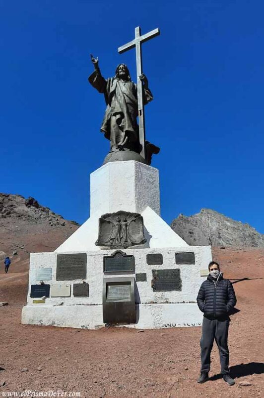 En el Cristo Redentor, limite entre Chile y Argentina - Mendoza