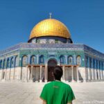 Contemplando el Domo de Roca en Jerusalen