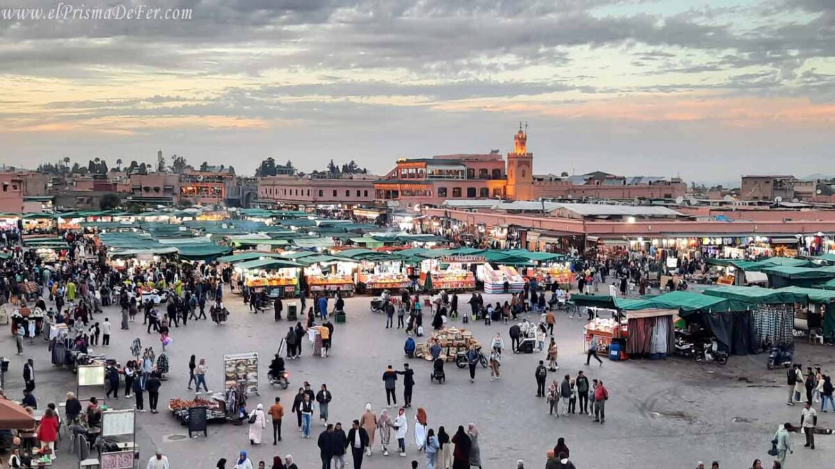 Plaza de Yamaa el Fna en Marrakesh