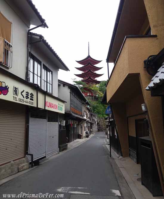 Calles del centro de Miyajima