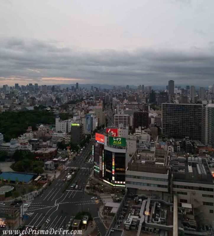 Vista desde el piso 16 del Abeno Harukas 300