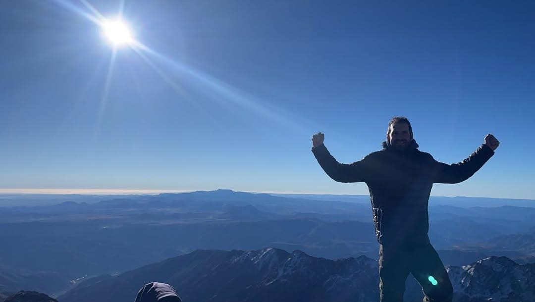 Desde la cima del Atlas, Monte Toubkal 4.167 mts