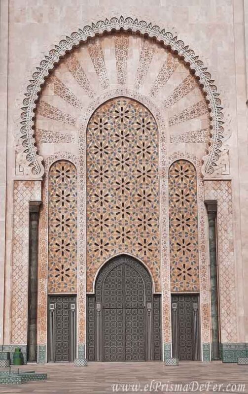Puerta de la Mezquita Hassan II