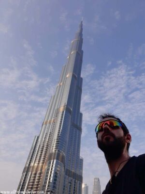 Quien lo diría...yo y de fondo el Khalifa :D