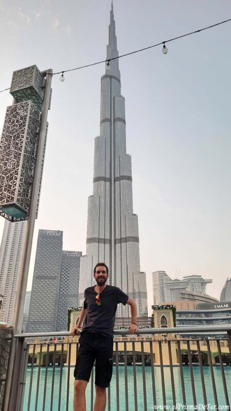 El Fer con el Burj Khalifa