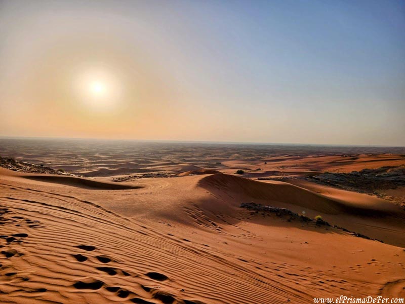 Desierto que se ve en el Tour desde Dubai