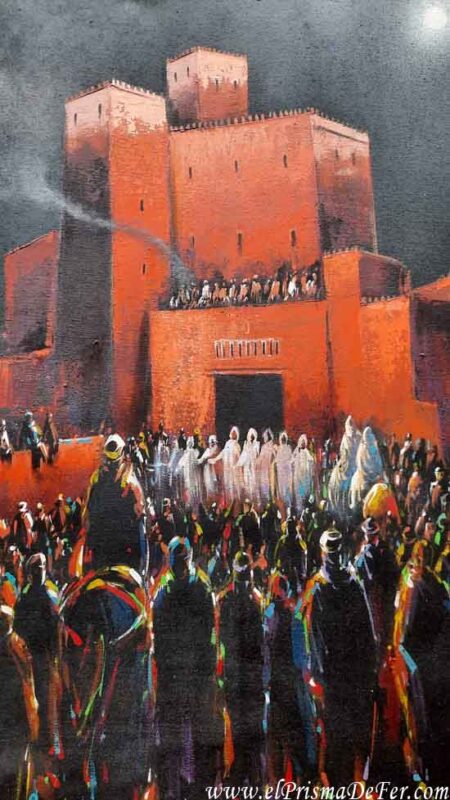 Pintura hecha por artistas locales