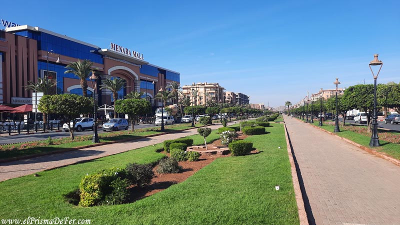 Mall de Menara, en la zona de Hivernage