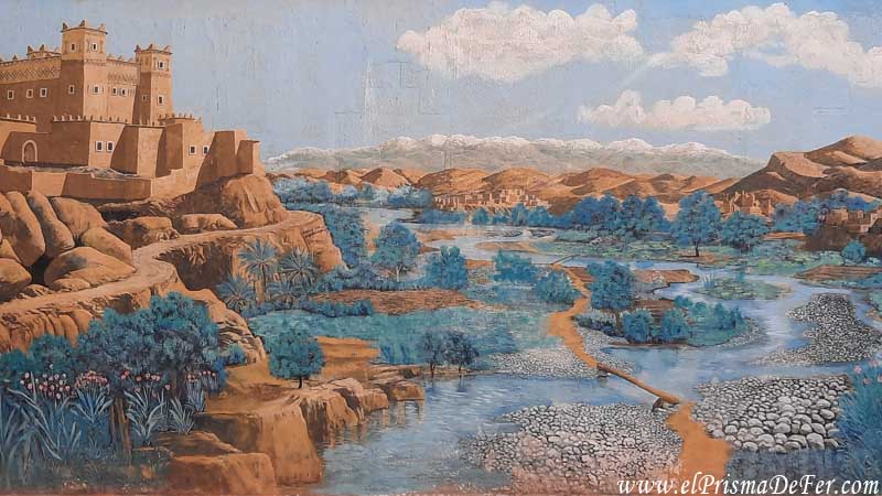 Pintura de Ait Ben Haddou