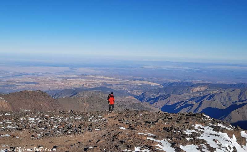 Regresando a Imlil luego de hacer cumbre en el Toubkal