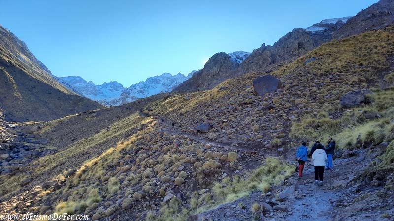 Último tramo antes de llegar al Refugio Alpino Francés