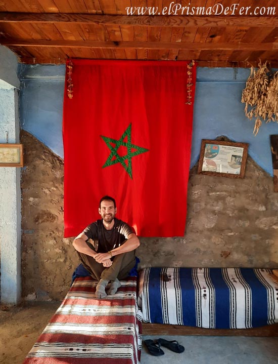 Descansando en la casa de Gite de Azilane