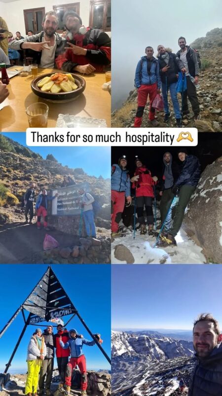 Grupo que me acompañaron en la subida al Toubkal