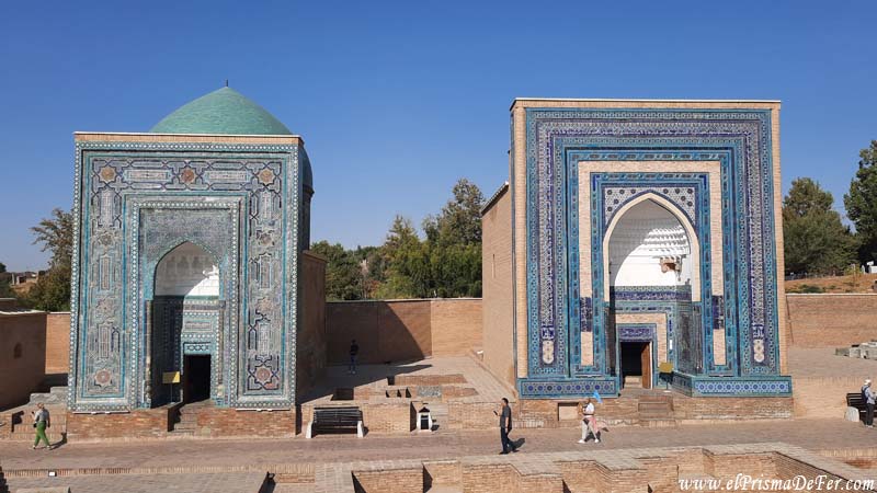 Mausoleos en Shah-i-Zinda en Samarcanda