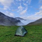 Acampando en el Paso de montaña Archa Tor