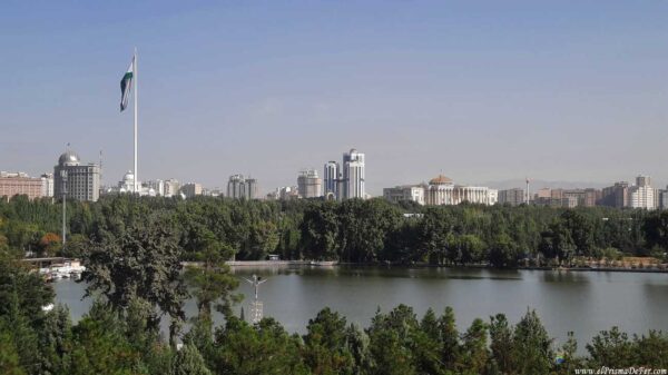 Vista de Dusanbé, Capital de Tayikistán