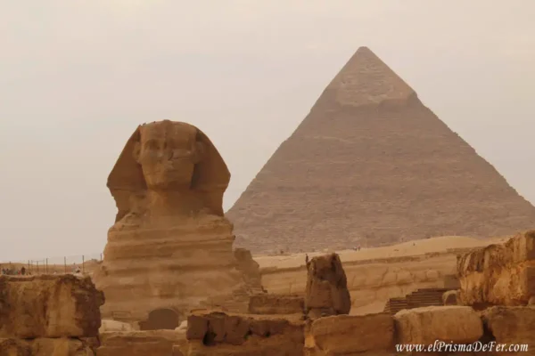 Las Piramides junto con la Esfinge