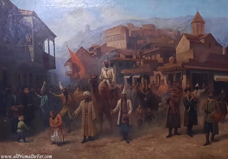 Historia de Georgia -Pintura del Museo de Arte en Tbilisi