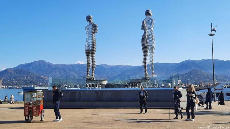 Ciudad de Batumi, junto al Mar Negro en Georgia