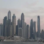 Vista a Marina Bay en Dubai