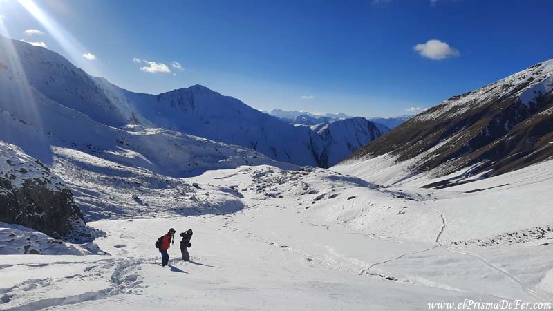 El Valle de Juta cubierto de nieve ya en Octubre