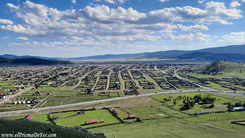 Vista del pueblo de Khatgal - Mongolia