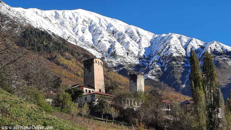 Torres medievales en Svanetia - Trekking Mestia a Ushguli