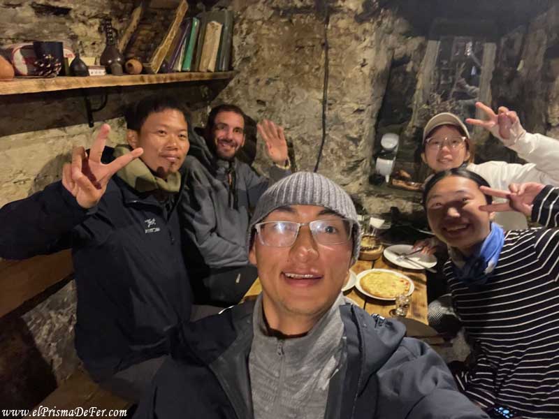 Con un grupo de amigos de China que hice en Georgia