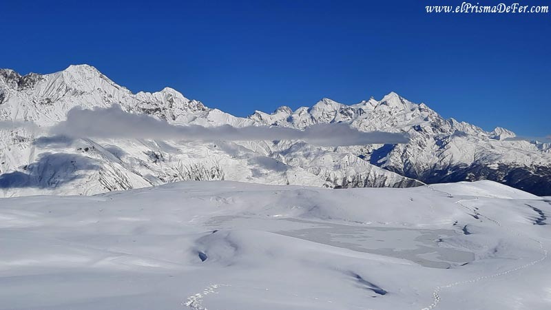 Koruldi Lakes congelados, Mestia
