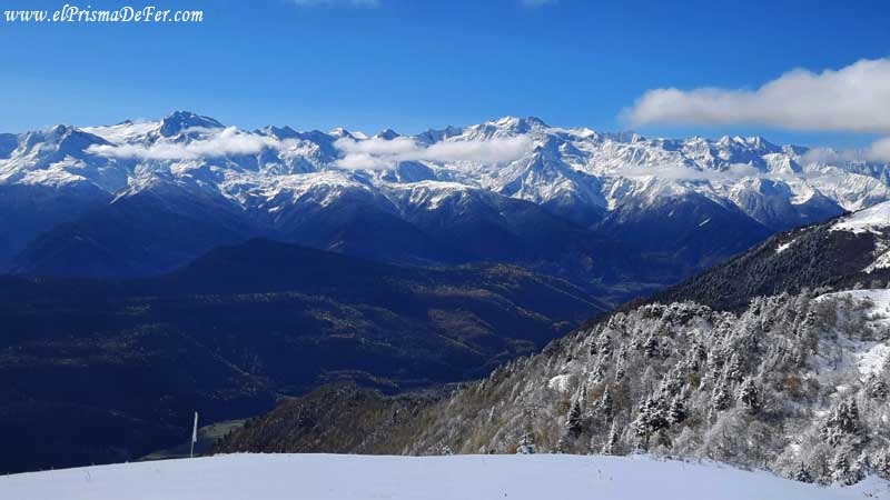 Alguna de las vistas desde los lagos Koruldi - Mestia