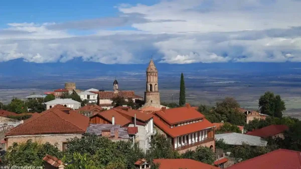 Ciudad medieval de Sighnaghi, en la región del vino Kajetia