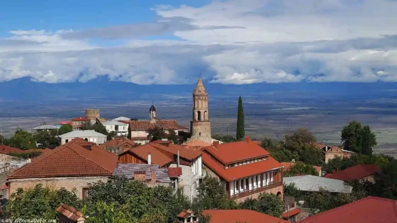 Ciudad medieval de Sighnaghi, en la región del vino Kajetia